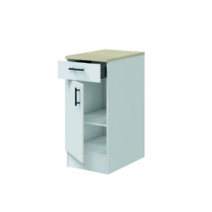 Módulo de cozinha inferior 40cm 1 gaveta + 1 porta